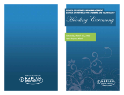Hooding Ceremony - Kaplan University