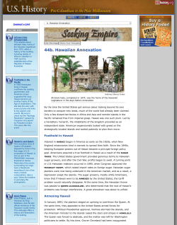 Hawaiian Annexation [ushistory.org]