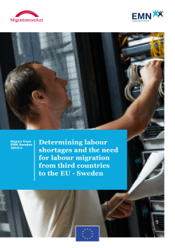Determining labour shortages and labour migration needs SE