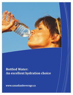 Bottled Water: An excellent hydration choice