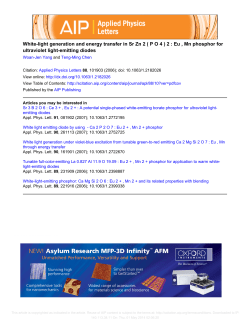 2 : Eu , Mn phosphor for ultraviolet light