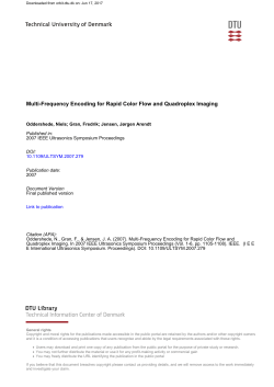 Multi-Frequency Encoding for Rapid Color Flow and
