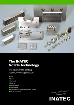 The INATEC Nozzle technology