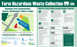 Farm Hazardous Waste Collections Centres