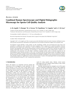 Combined Raman Spectroscopy and Digital Holographic