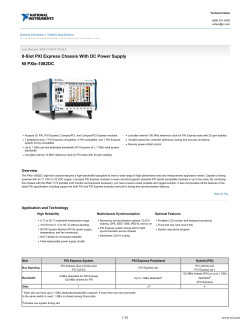 8-Slot PXI Express Chassis With DC Power Supply