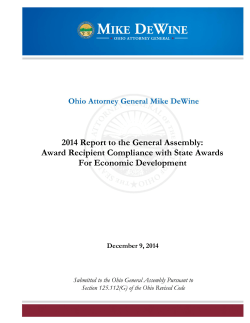 2014 Economic Development Accountability Report