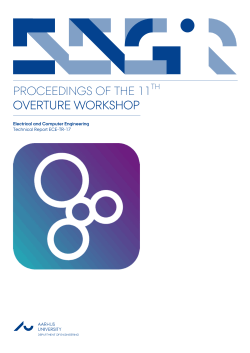 Proceedings of the 11th Overture Workshop