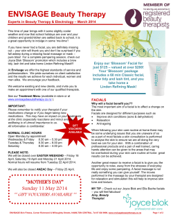 ENVISAGE Skin Fitness - Envisage Beauty Therapy Hamilton