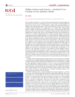 Hidden motion made known - rotational X-ray