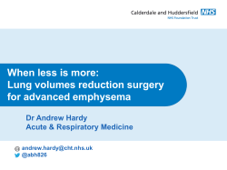Dr Hardy Lung volume 2016-01 LVRS