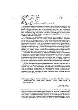 Monumenta Nipponica, 49:4