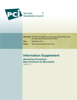 Skimming Prevention: Best Practices for Merchants