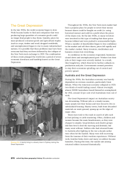 The Great Depression - schs