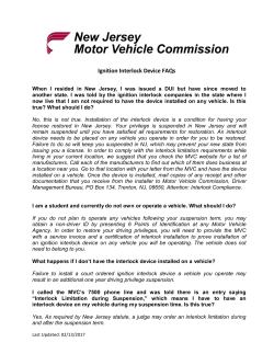 Ignition Interlock Device FAQs