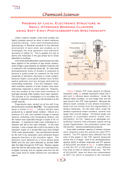 Probing of Local Electronic Structure in Small Hydrogen - SPring-8