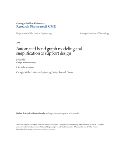 Automated bond graph modeling and simplification to support design