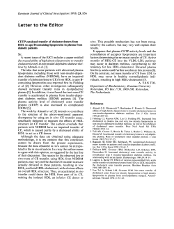 Letter to the Editor