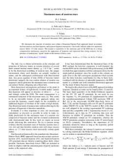 Maximum mass of neutron stars