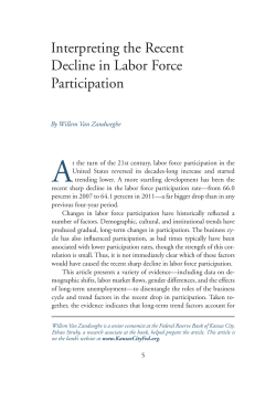 Interpreting the Recent Decline in Labor Force Participation
