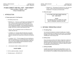 if man cannot and will not &ndash; now what?