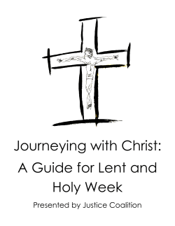 Journeying with Christ: A Guide for Lent and
