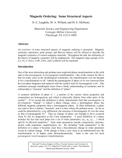 Symmetry of Magnetically Ordered Phases