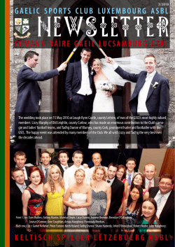 GAELIC SPORTS CLUB LUXEMBOURG ASBL