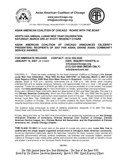 HOSTS 24th ANNUAL LUNAR NEW YEAR CELEBRATION