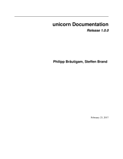 unicorn Documentation