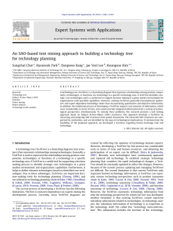 An SAO-based text mining approach to building a technology tree