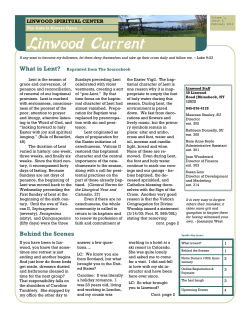 February - Linwood Spiritual Center