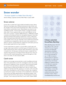 Snow Wonder - Penn State