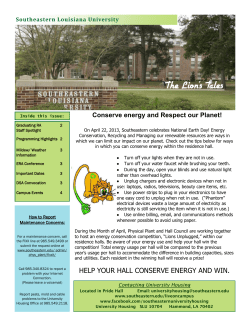 The Lion`s Tales - Southeastern Louisiana University