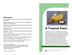 A Tropical Feast - Missouri Botanical Garden