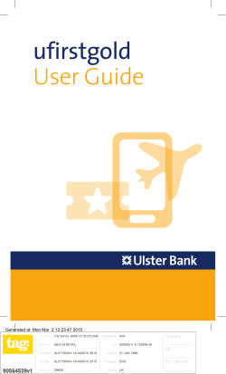 Ufirst Gold User Guide