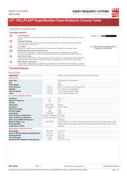 1/2" CELLFLEX&reg; Superflexible Foam