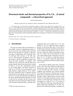 Structural elastic and thermal properties of SrxCd1&minus;xO mixed