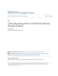 Clinical Reasoning in First- and Third