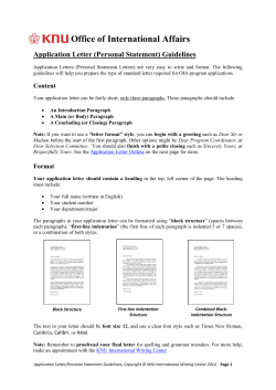Office of International Affairs - International Writing Center(IWC)