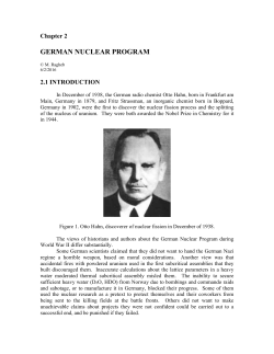 german nuclear program