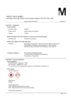 safety data sheet - VWR International