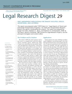 Legal Research Digest 29