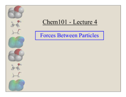 Chem101 - Lecture 4 - chem.uwec.edu