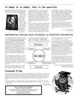 December 2004 Instructional Leader Newsletter