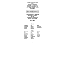 carpenters` addendum - Constructors Association of Western