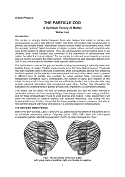 the particle zoo - Health - Science
