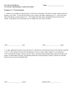 Pre-Calc 4.5-4.8 Review Name