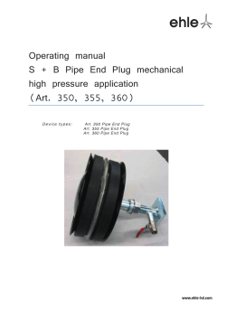 2shudwlqj pdqxdo 6 % 3lsh (qg 3oxj phfkdqlfdo kljk suhvvxuh