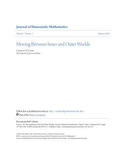 Moving Between Inner and Outer Worlds